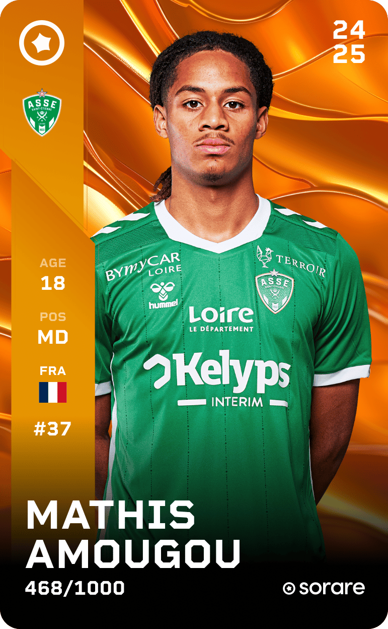 Mathis Amougou 2024-25 • Limited 468/1000