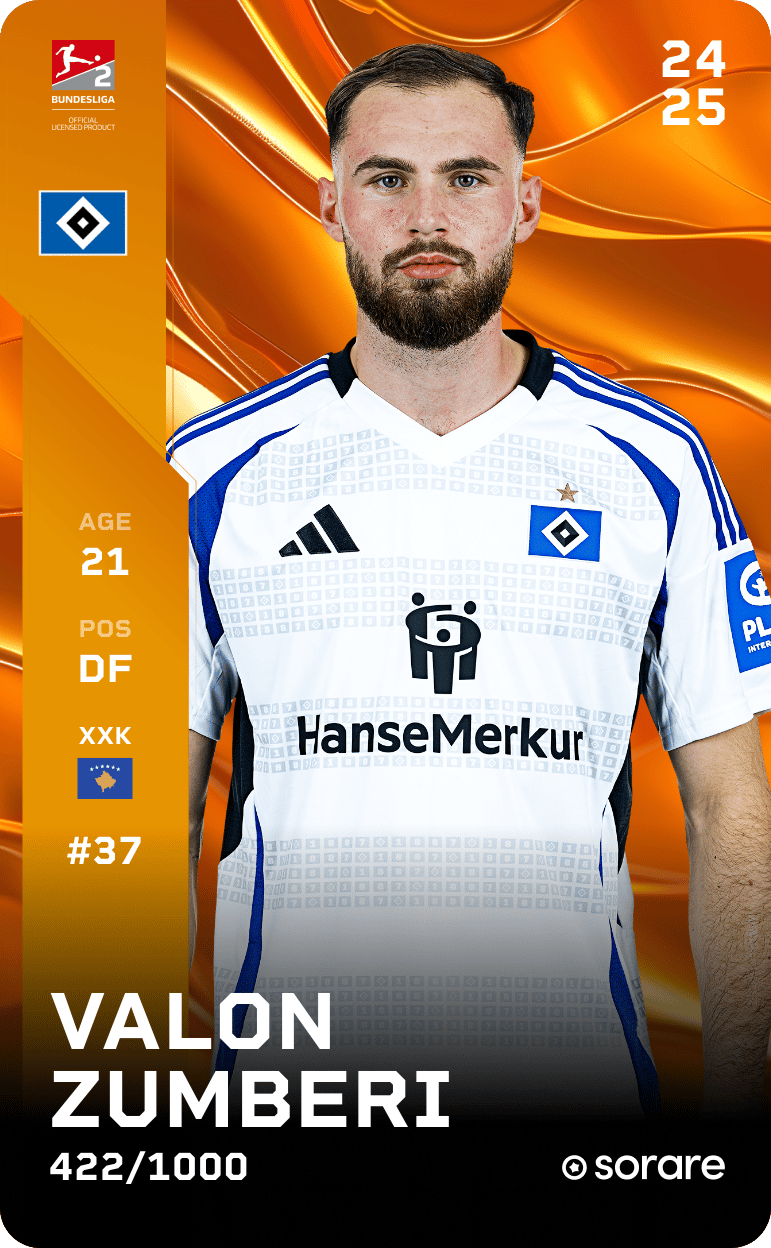 Valon Zumberi 2024-25 • Limited 422/1000