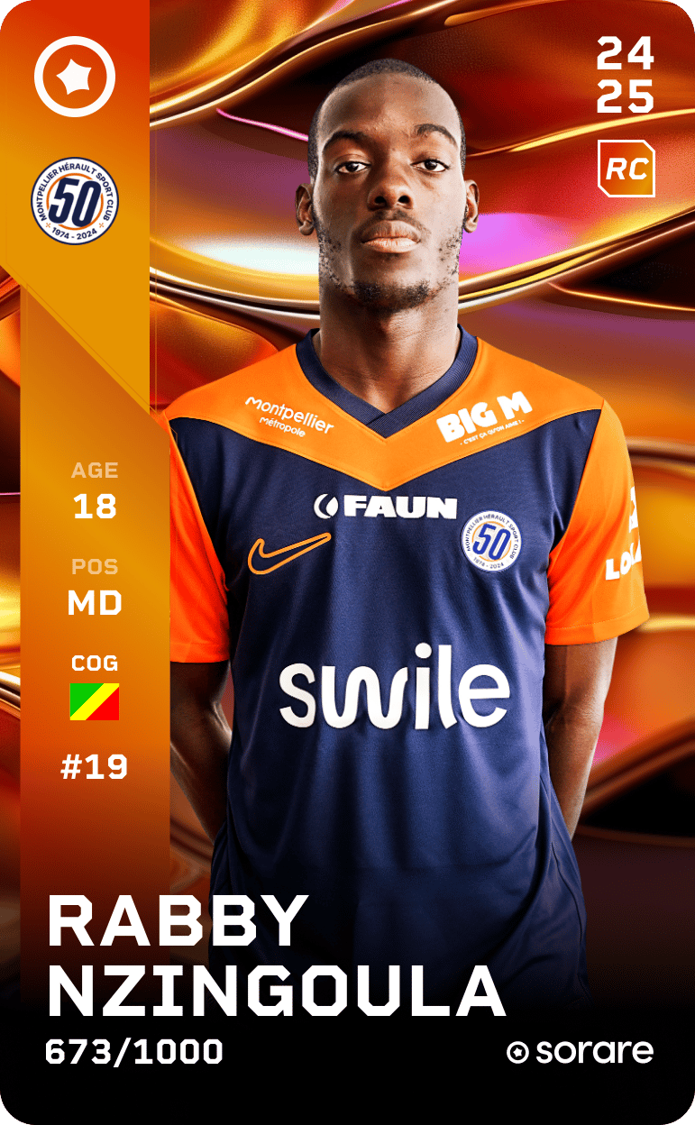 Rabby Nzingoula 2024-25 • Limited 673/1000