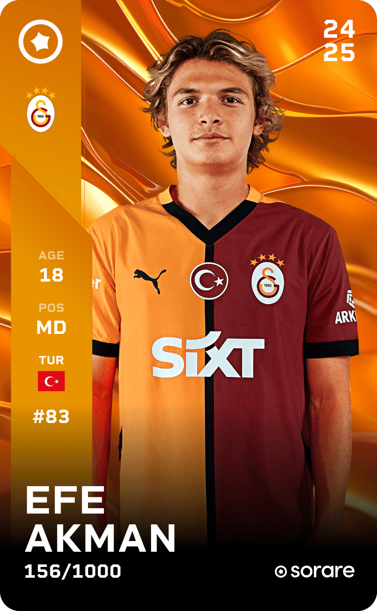 Efe Akman 2024-25 • Limited 156/1000