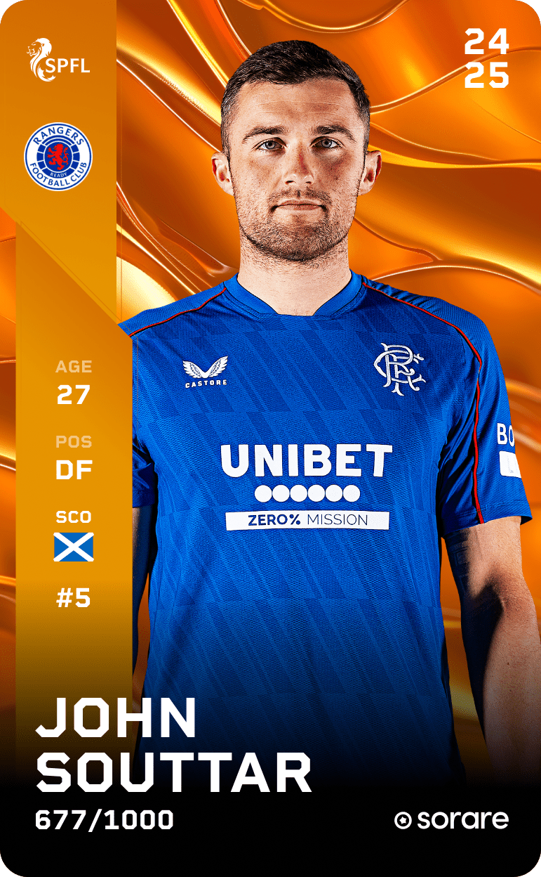 John Souttar 2024-25 • Limited 677/1000