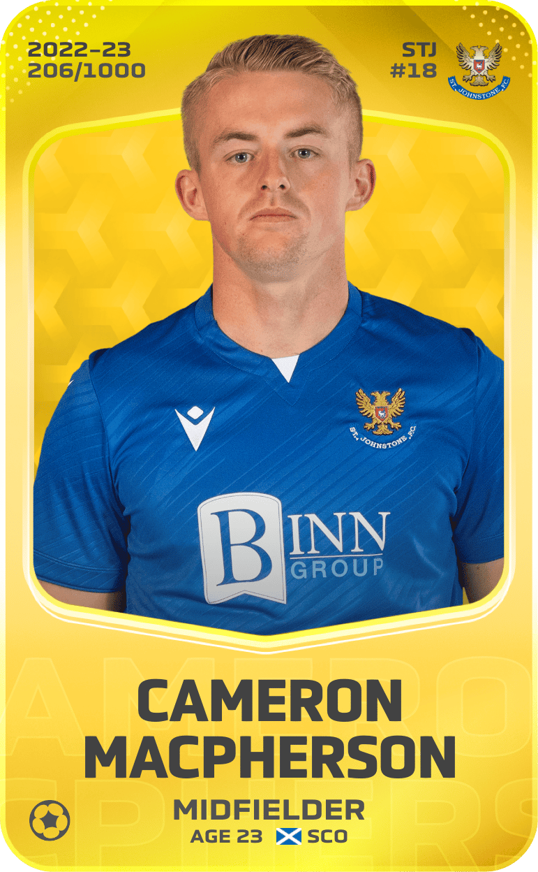 Cameron MacPherson 2022-23 • Limited 206/1000