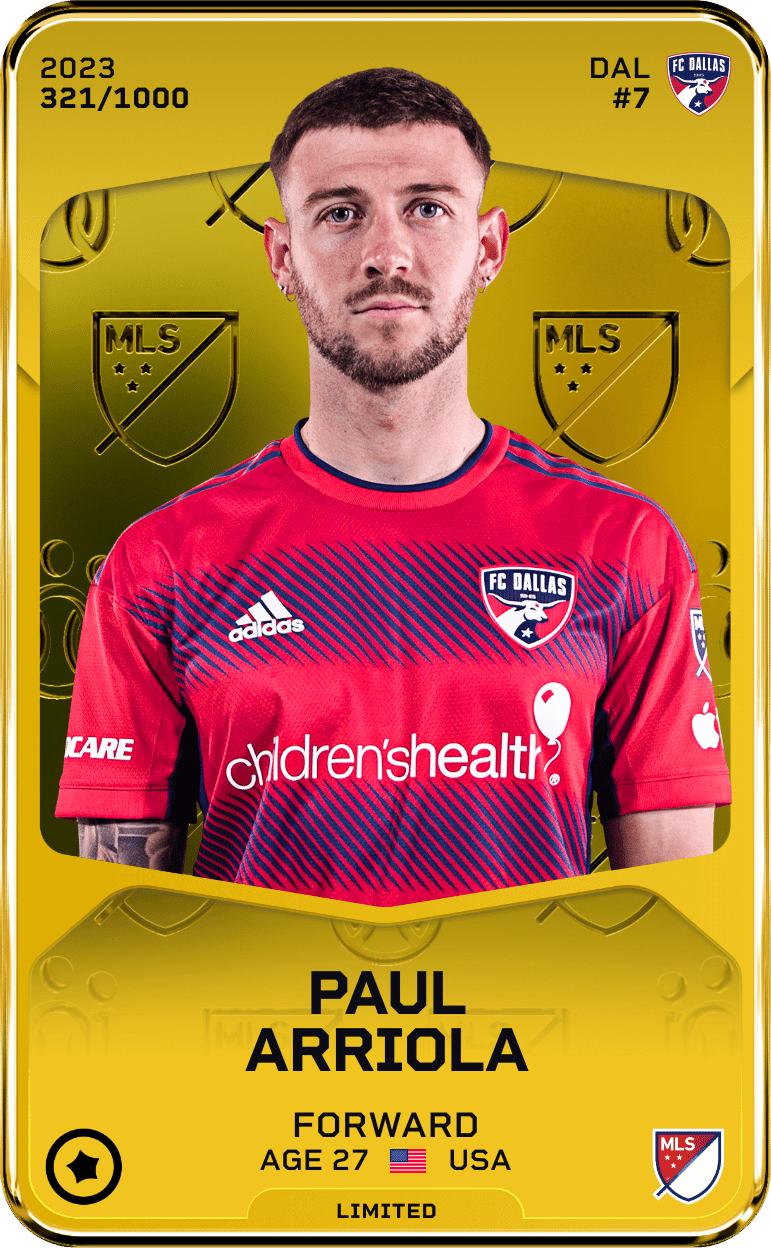 Paul Arriola 2023-24 • Limited 321/1000