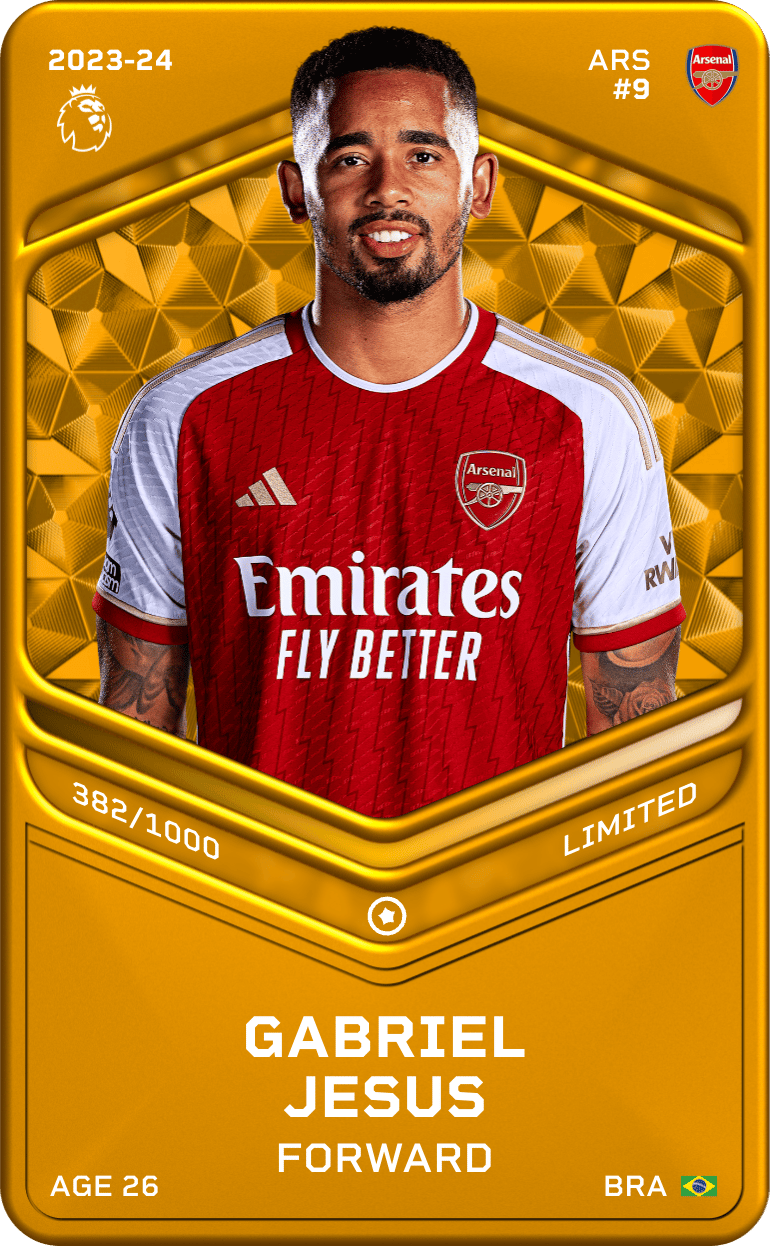 Gabriel Jesus 2023-24 • Limited 382/1000