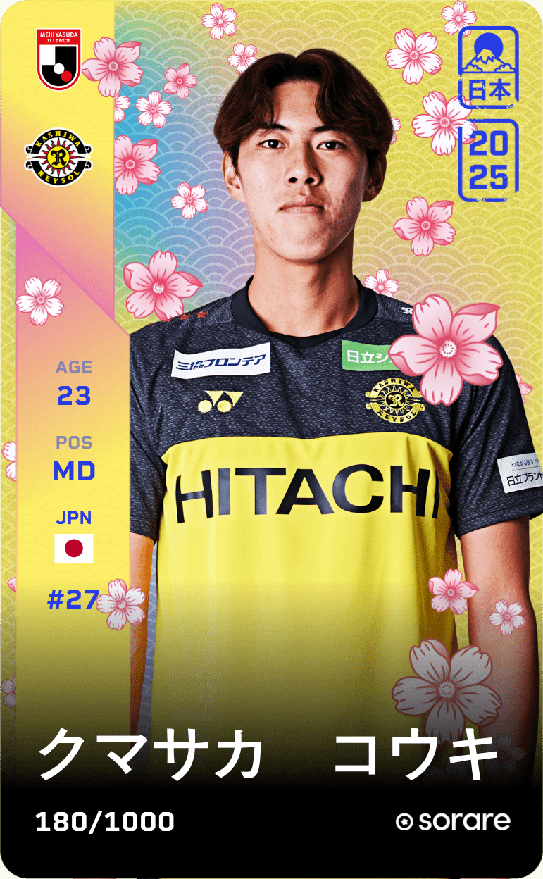Koki Kumasaka 2025-26 • Limited 180/1000