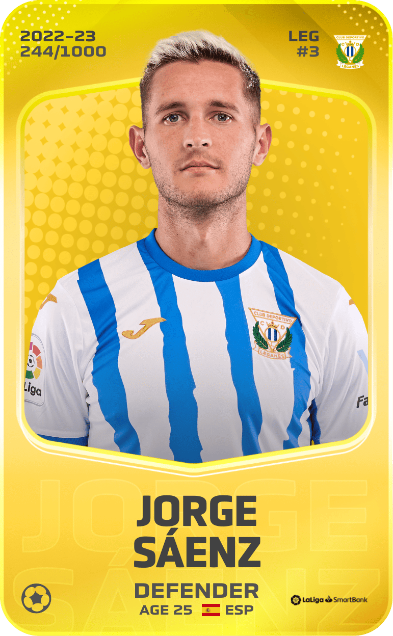 Jorge Sáenz 2022-23 • Limited 244/1000