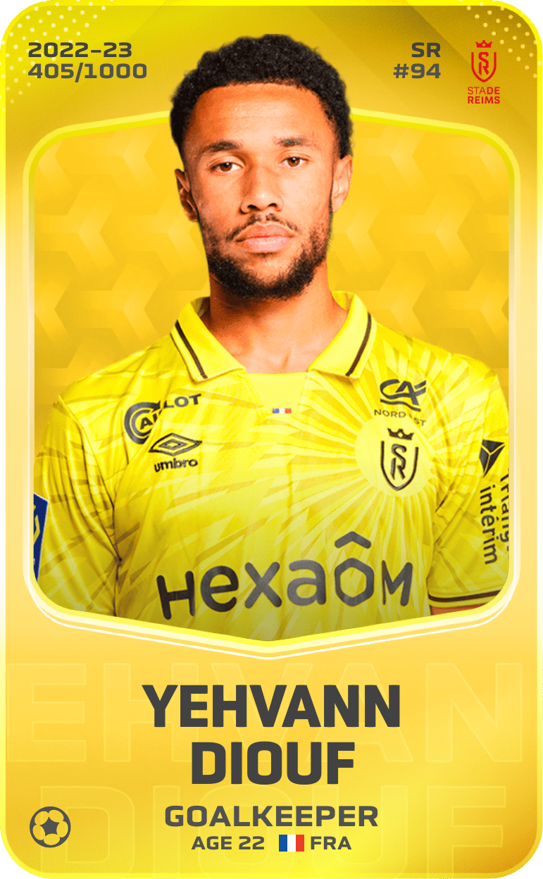 Yehvann Diouf 2022-23 • Limited 405/1000