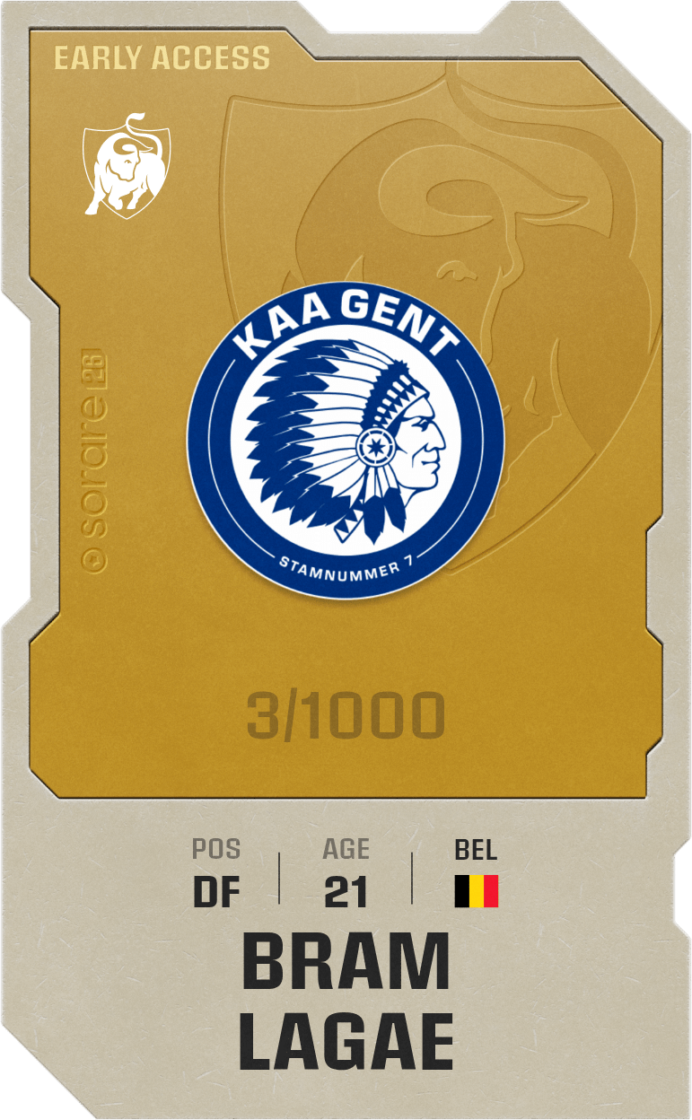 Bram Lagae 2025-26 • Limited 3/1000