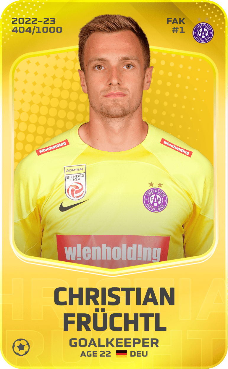 Christian Früchtl 2022-23 • Limited 404/1000