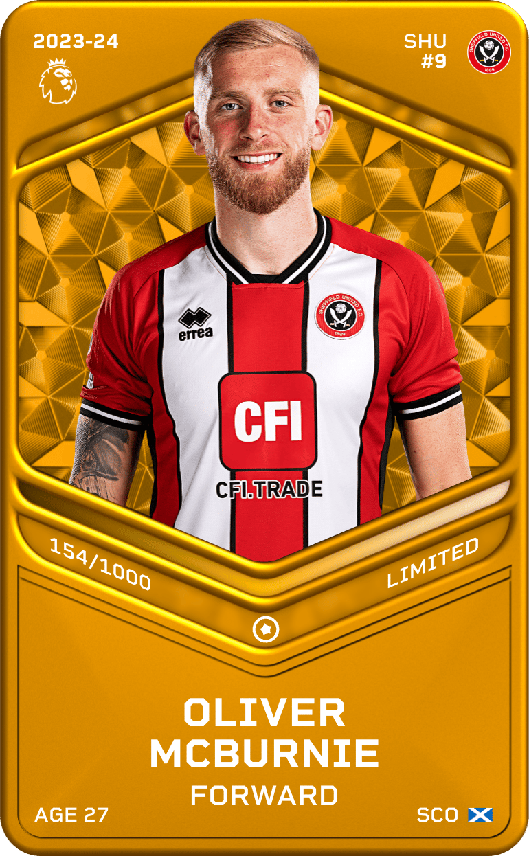 Oliver McBurnie 2023-24 • Limited 154/1000