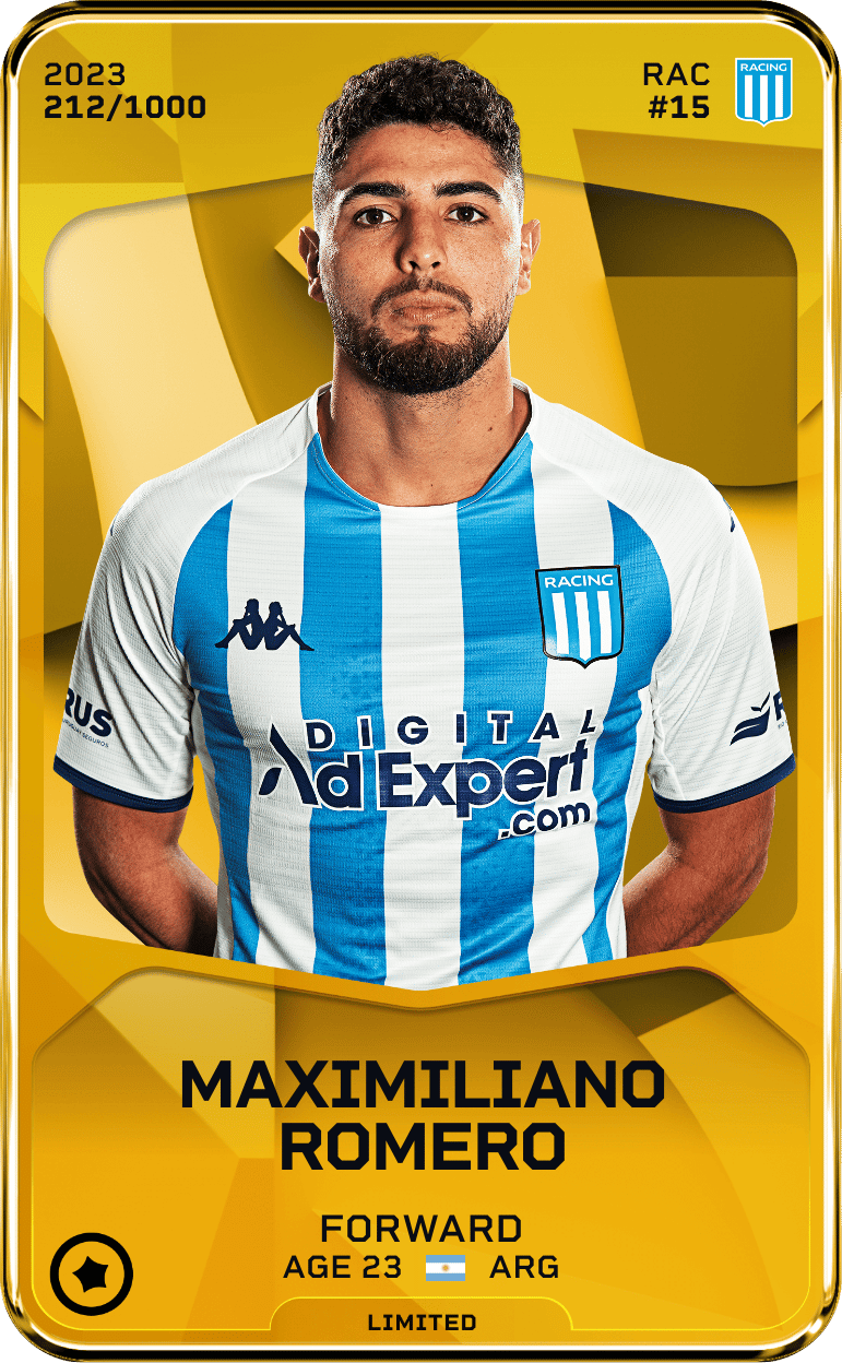 Maximiliano Romero 2023-24 • Limited 212/1000
