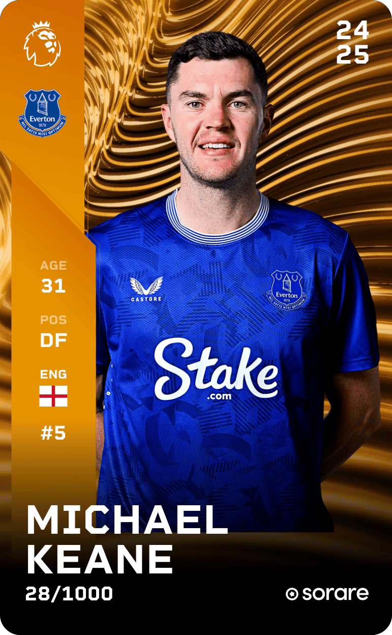 Michael Keane 2024-25 • Limited 28/1000