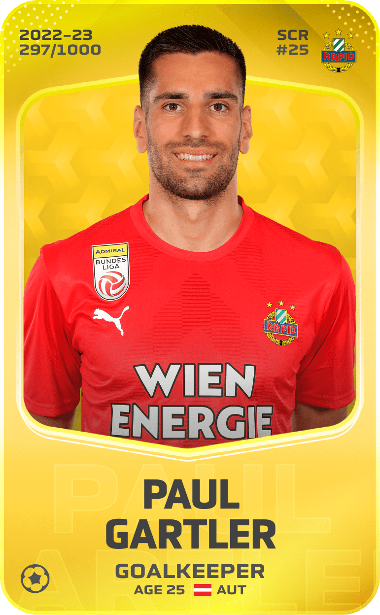 Paul Gartler 2022-23 • Limited 297/1000