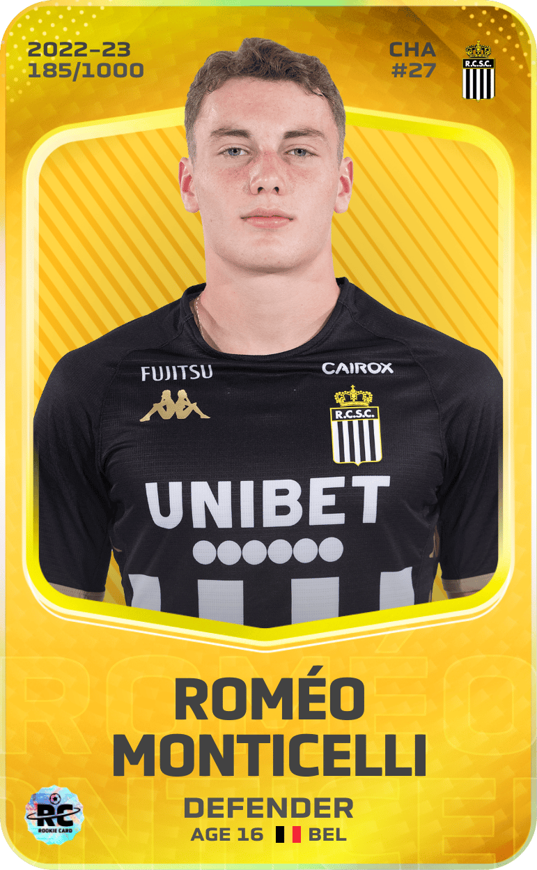 Roméo Monticelli 2022-23 • Limited 185/1000