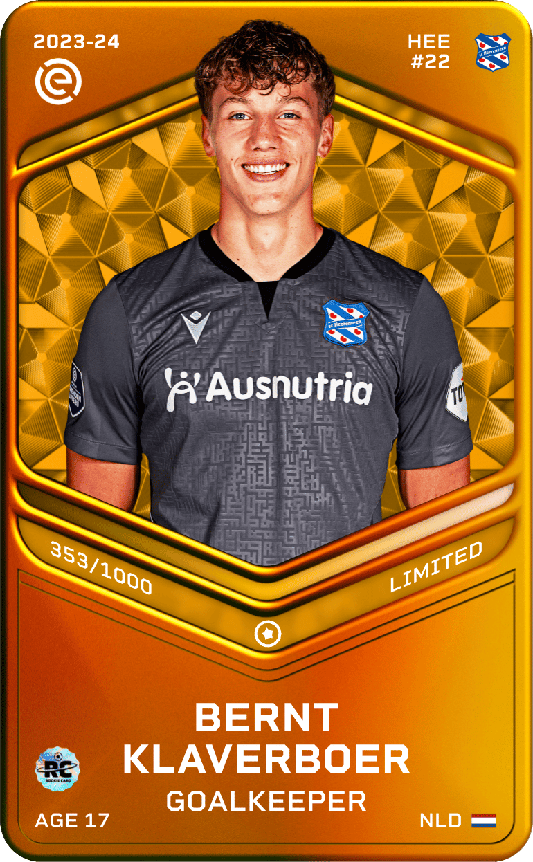 Bernt Klaverboer 2023-24 • Limited 353/1000