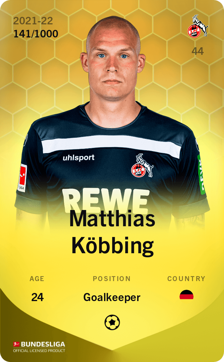 Matthias Köbbing 2021-22 • Limited 141/1000