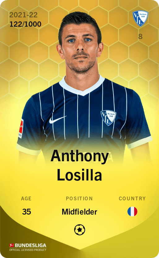 Anthony Losilla 2021-22 • Limited 122/1000