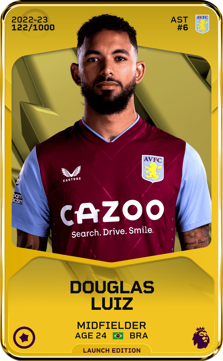 Douglas Luiz 2022-23 • Limited 122/1000