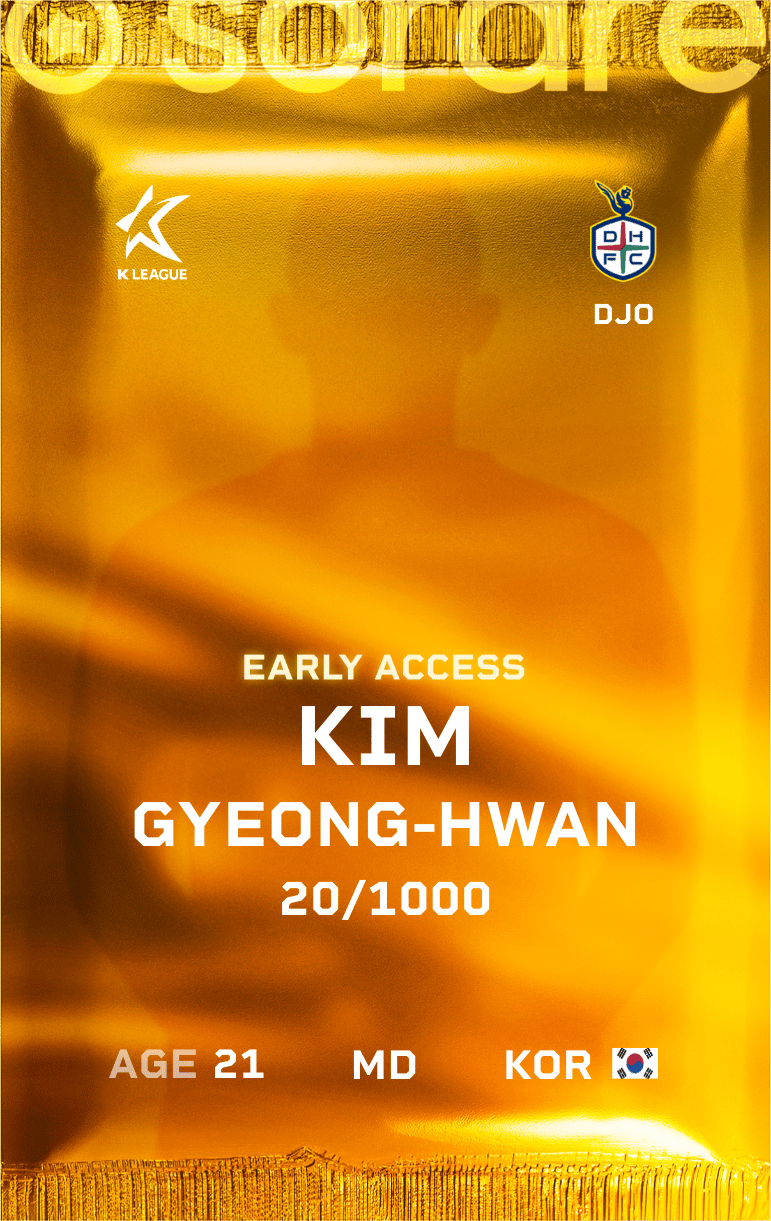 Kim Gyeong-Hwan 2025-26 • Limited 20/1000