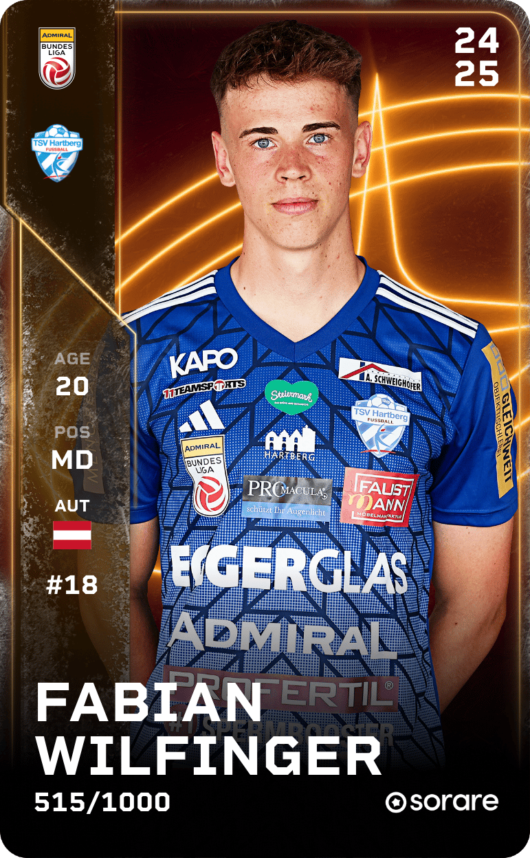 Fabian Wilfinger 2024-25 • Limited 515/1000