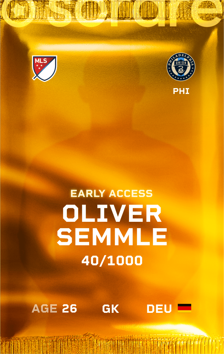 Oliver Semmle 2025-26 • Limited 40/1000