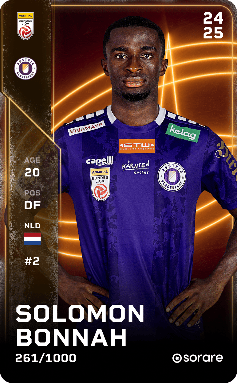 Solomon Bonnah 2024-25 • Limited 261/1000