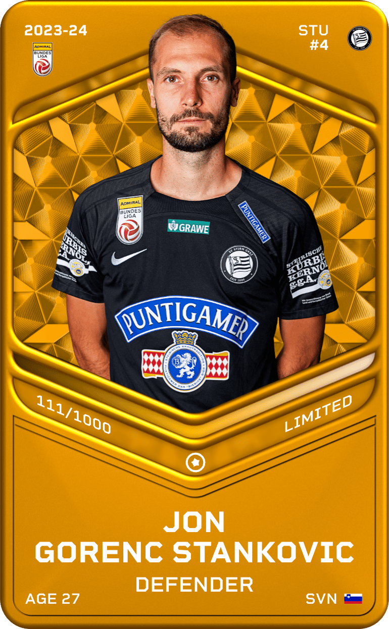 Jon Gorenc Stankovic 2023-24 • Limited 111/1000