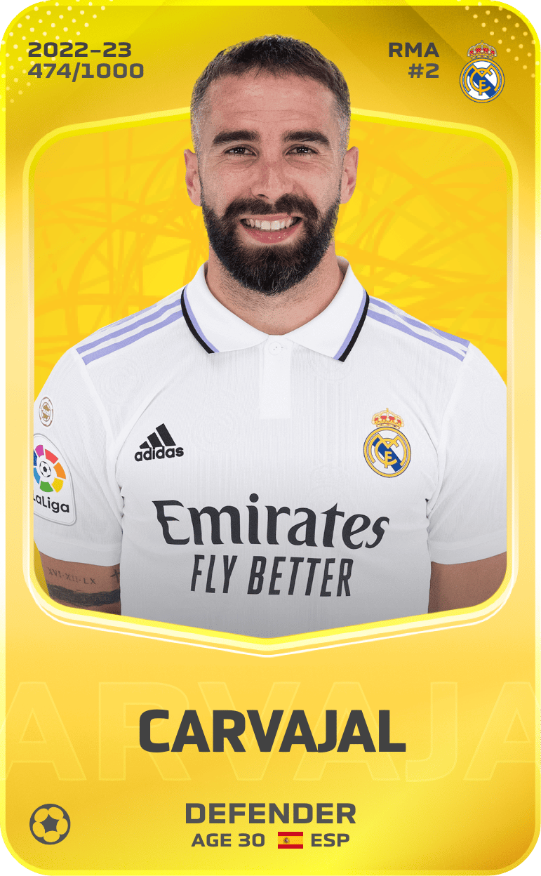 Carvajal 2022-23 • Limited 474/1000