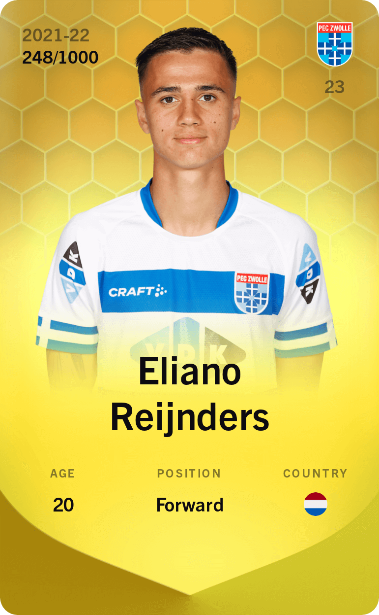 Eliano Reijnders 2021-22 • Limited 248/1000