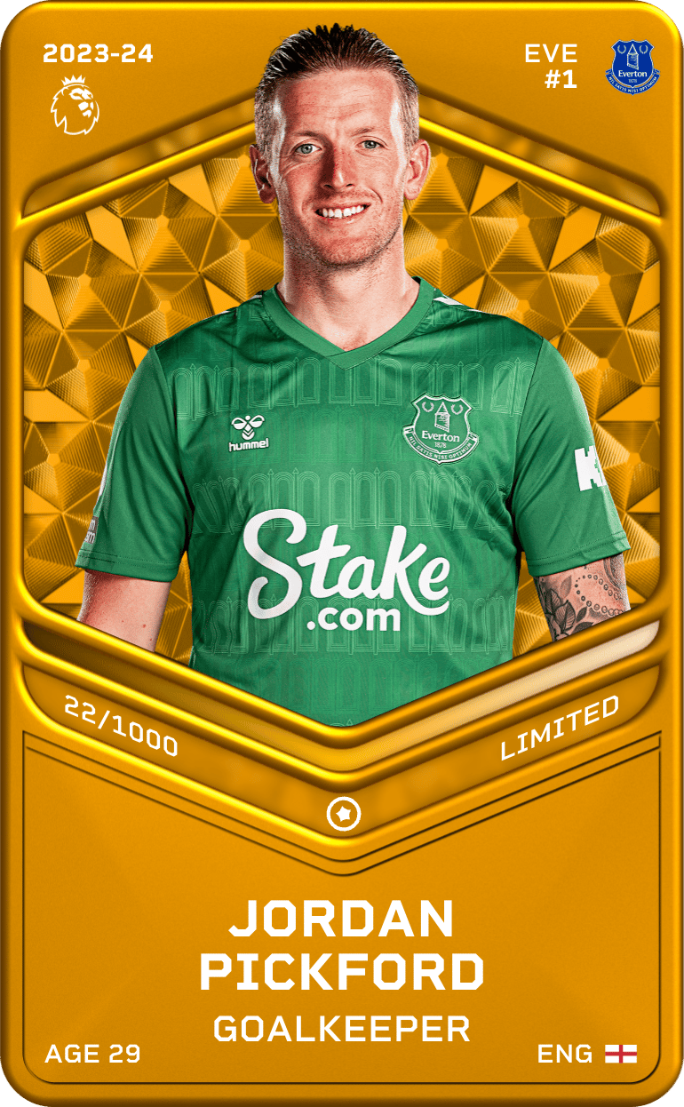 Jordan Pickford 2023-24 • Limited 22/1000