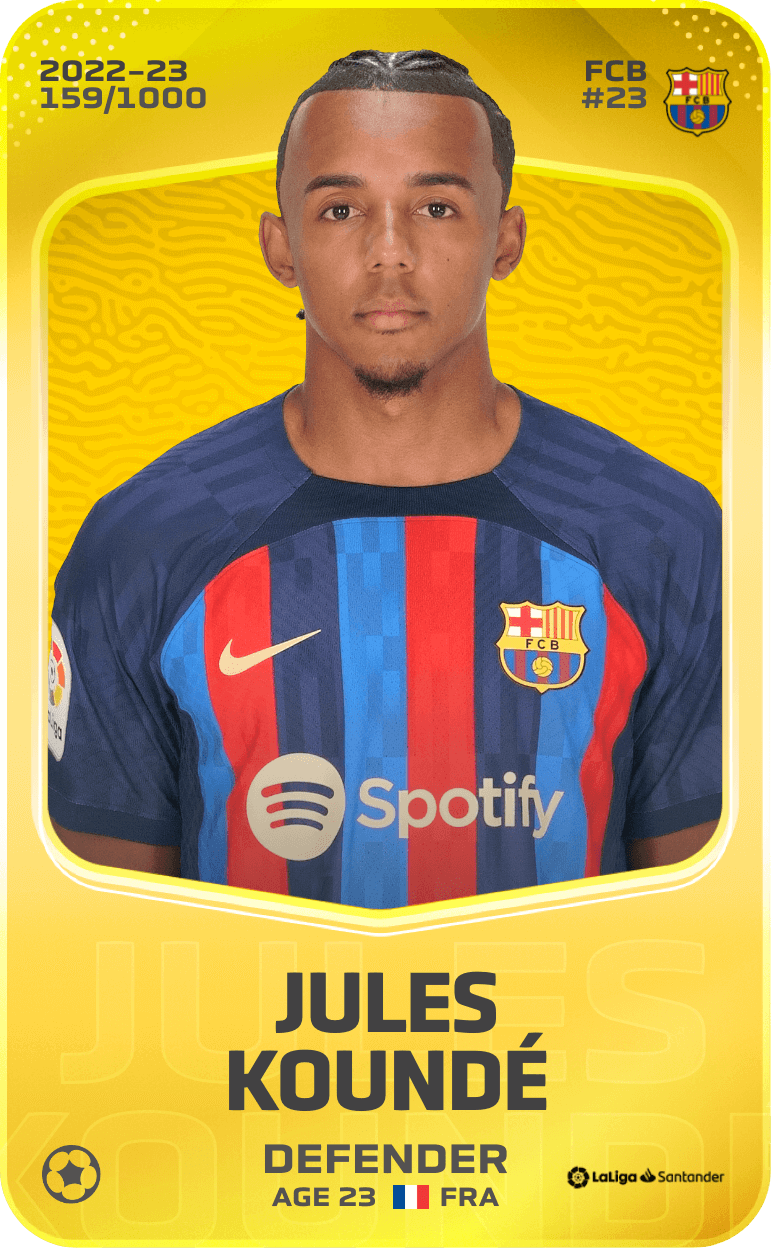 Jules Koundé 2022-23 • Limited 159/1000