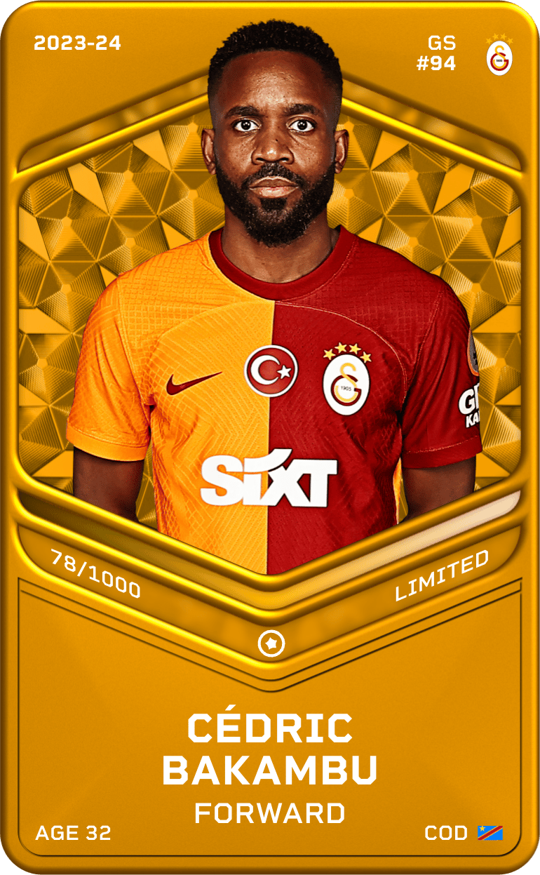 Cédric Bakambu 2023-24 • Limited 78/1000