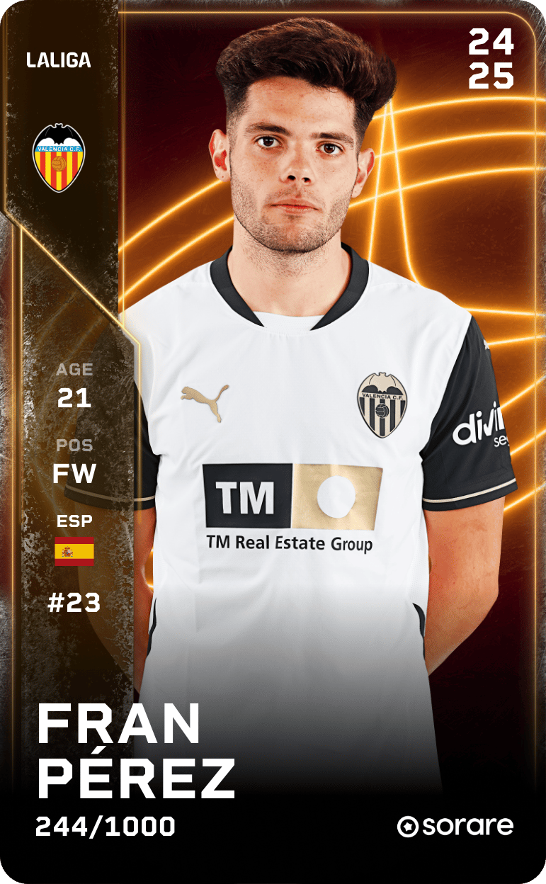 Fran Pérez 2024-25 • Limited 244/1000