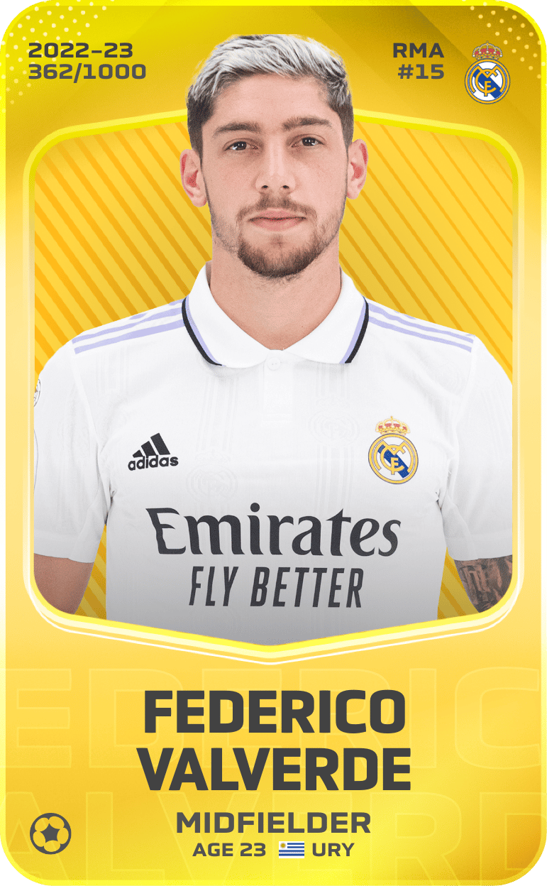 Federico Valverde 2022-23 • Limited 362/1000