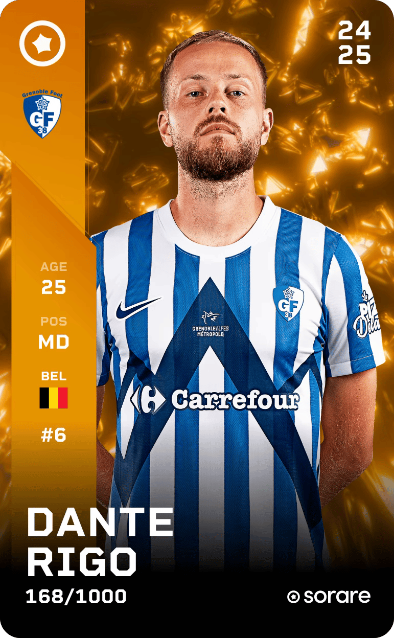 Dante Rigo 2024-25 • Limited 168/1000