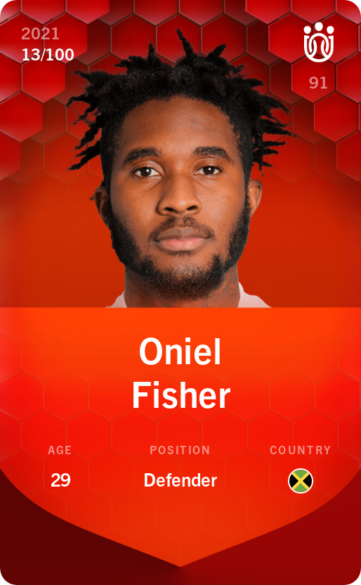 Sorare - Sorare Official - Oniel Fisher 2021-22 • Rare 13/100 - NFT # 30931275629622905314812459746623675383375557438688520338738519557766210670153