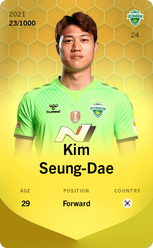 Kim Seung-Dae 2021-22 • Limited 23/1000