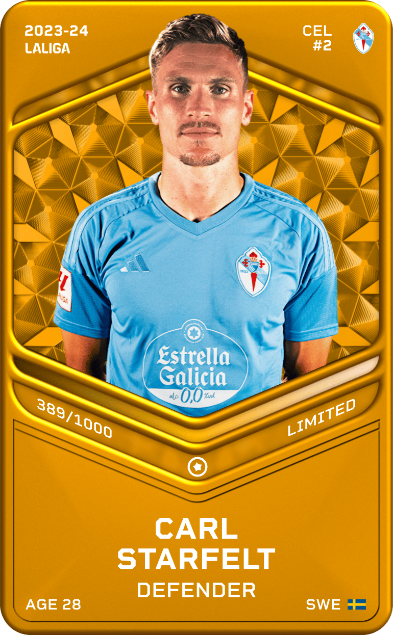 Carl Starfelt 2023-24 • Limited 389/1000