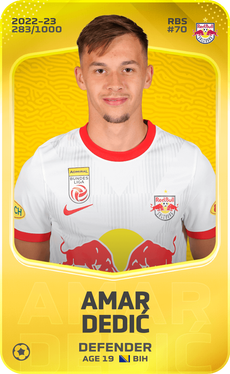 Amar Dedić 2022-23 • Limited 283/1000