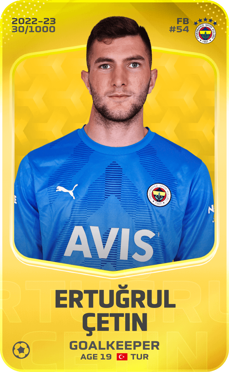 Ertuğrul Çetin 2022-23 • Limited 30/1000