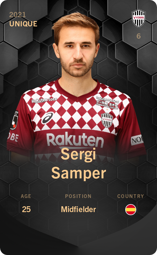 Sorare - Sorare Official - Sergi Samper 2021-22 • Unique - NFT # 2624393624959885551553608797955771791055626896250805277950257848570719584136