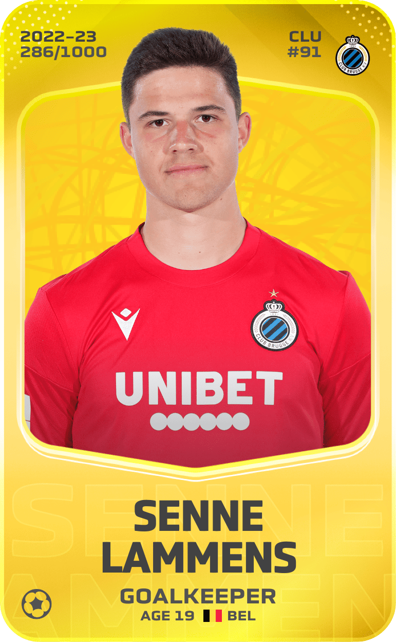 Senne Lammens 2022-23 • Limited 286/1000