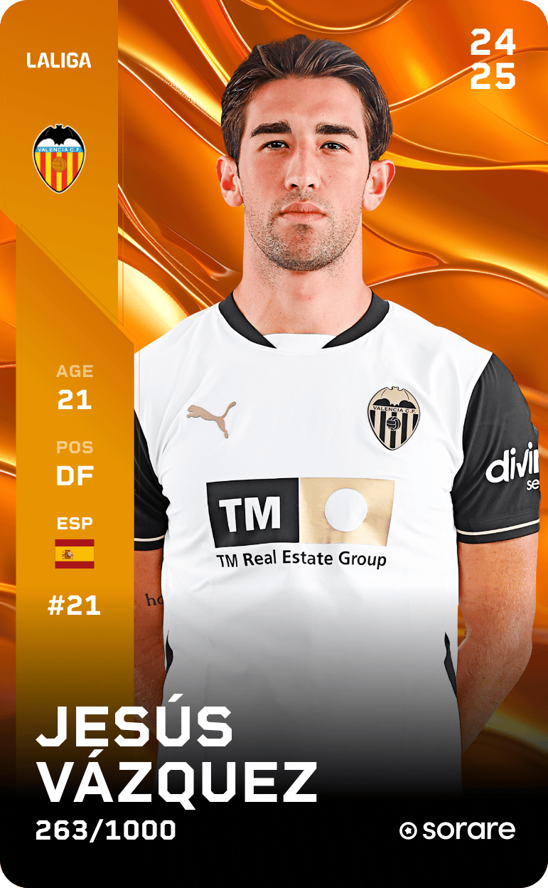 Jesús Vázquez 2024-25 • Limited 263/1000