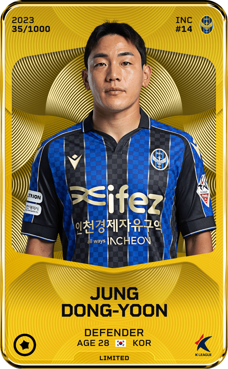 Jung Dong-Yoon 2023-24 • Limited 35/1000