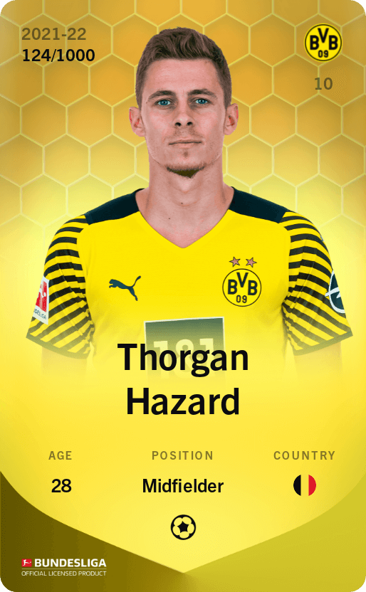 Thorgan Hazard 2021-22 • Limited 124/1000