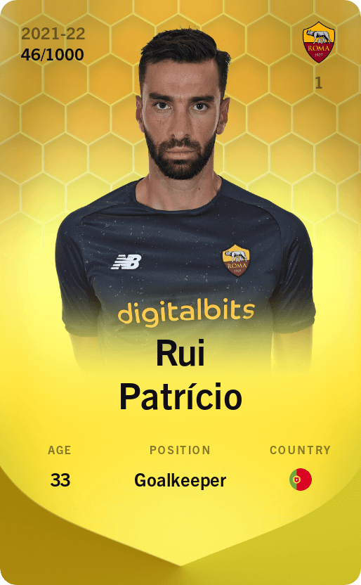 Rui Patrício 2021-22 • Limited 46/1000