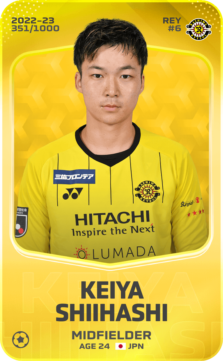 Keiya Shiihashi 2022-23 • Limited 351/1000