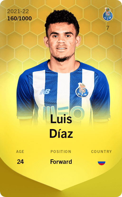 Luis Díaz 2021-22 • Limited 160/1000