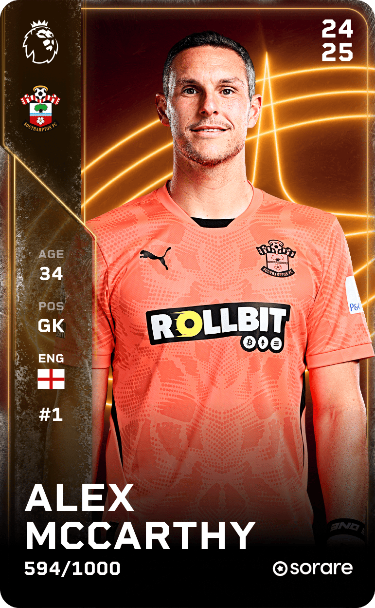 Alex McCarthy 2024-25 • Limited 594/1000