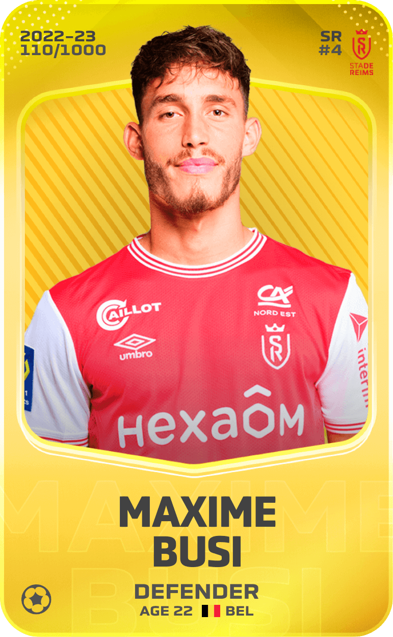 Maxime Busi 2022-23 • Limited 110/1000